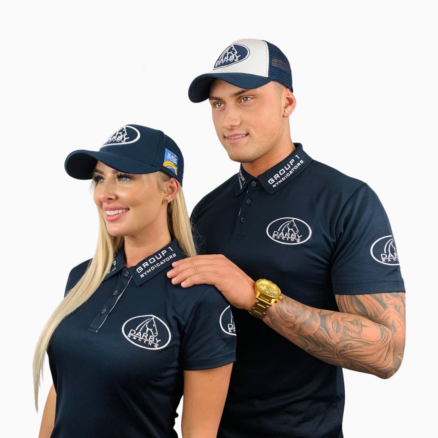 
                  
                    DARBY RACING LADIES POLO - NAVY
                  
                