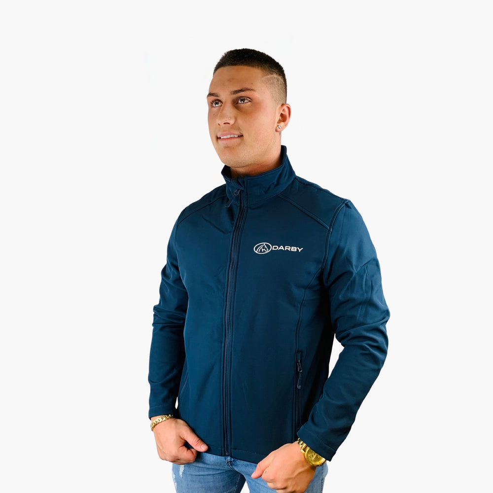 'MALKOVICH' SOFT SHELL JACKET MENS - NAVY