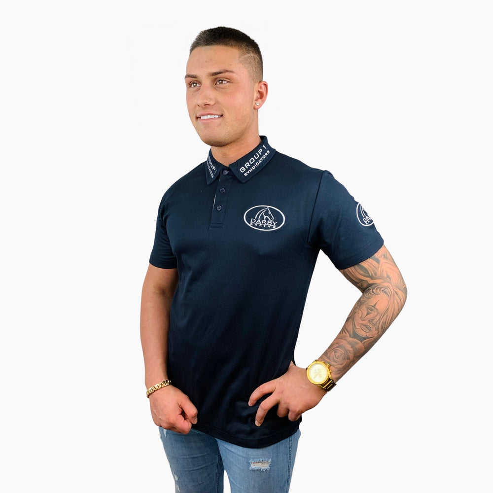 
                  
                    DARBY RACING POLO MENS - NAVY
                  
                