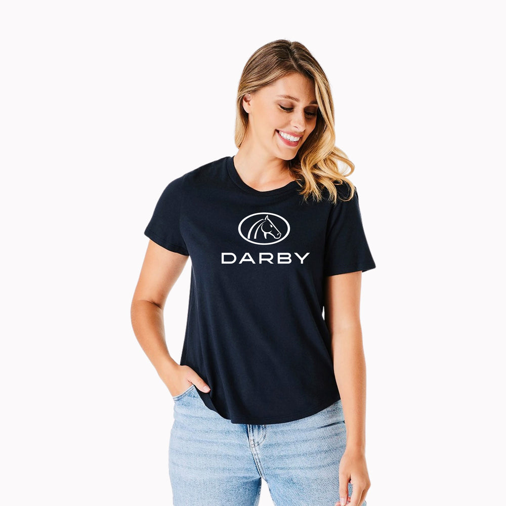 *NEW* DARBY SIGNATURE LADIES T SHIRT - NAVY